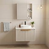 Set di mobili da bagno con top Marti 60cm Beige