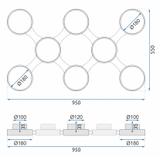 Deckenlampe Black APP525-8C