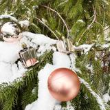 BOMBKI CHOINKOWE MIX 311437 róż