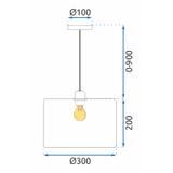 Deckenlampe APP1015-1CP