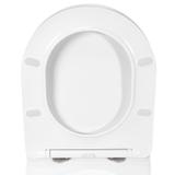 Сидіння-кришка для унітазу UF FLAT WHITE CARLO