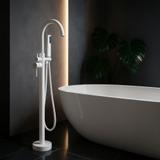 Free-standing faucet Rea Lungo White