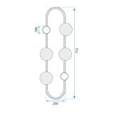 Wandlampe APP1144-4W złota