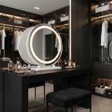 Zrkadlo LED MAKE-UP White 40 cm