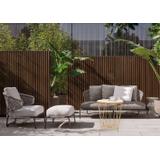 Druciany stolik kawowy Twins Gold Rozmiar L