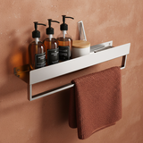 Etagère de salle de bain SF01 45cm steel brush