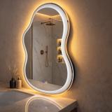 LUSTRO ŚCIENNE LED UNO DOUBLE 80x55 cm