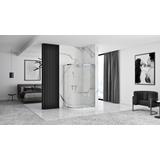 Cabine de douche REA Look Chrome 80x100 + Receveur de douche Look White