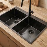 Νεροχύτης από μαύρο ατσάλι Rea Joel Black