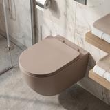 Seinälle ripustettava wc-istuin REA Focus Tornado Taupe