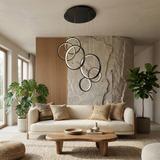 LAMPA SUFITOWA WISZĄCA APP1921-CP Czarna