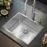 Stainless steel sink ANTHONY 60 BRUSH NICKEL