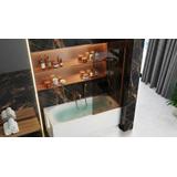 Badewanneaufsatz Rea Elegant Brush Copper 70