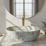 Countertop Basin Rea Amelia Ruststone 48