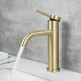 Bathroom faucet Rea CLIF Brush Gold