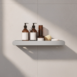 Prateleira para chuveiro de banheiro SF03, 45cm steel brush