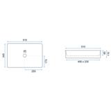 Umywalka REA Avia Nablatowa