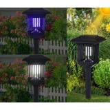 Lampa ogrodowa solarna LED owadobójcza J-22 Czarna