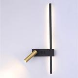Wandlampe APP1439-2-W BLACK  GOLD LEFT