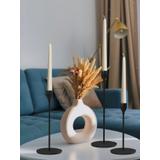 Świecznik Czarny Komplet 3 szt. KCH004-B