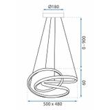 Hängelampe black G006-CP BLACK