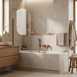 Bathtub screen Rea Travis Copper Brush 80