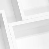 Półka Wisząca Ścienna Komplet 3 sztuk Biała FFT300/270/240