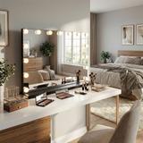 Lustro LED Hollywood Czarne 80x60