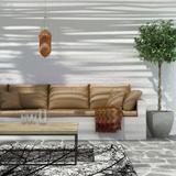 Dywan Pluszowy Nature 4D Black Trees