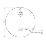LED Sienas spogulis 50cm HZJ050