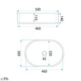 Umywalka nablatowa Rea Nicoletta Beige