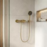 Robinet de douche REA Lungo Stripe BRUSH GOLD