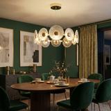 LAMPA SUFITOWA WISZĄCA SWE071-CP 60cm ZŁOTA