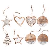 Dekoracje świąteczne 311366 mix 8szt