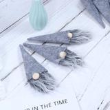 Pokrowce świąteczne na butelkę Mikołaj 6 szt KF323-6