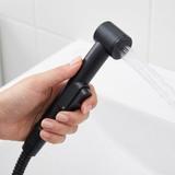 Washbasin faucet with bidetta Rea Lungo Black
