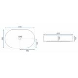 Pjedestāla izlietne Rea Nadia 60 Sandy