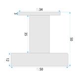 Bathroom hanger 6606A Modern Brush Nickel