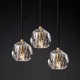 Kristall Deckenlampe Black APP588-3CPR