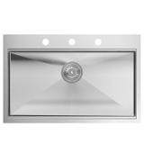 Stainless steel sink BURT 110 WORKSTATION BRUSH NICKEL