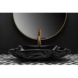 Umywalka REA Infinity Black + Korek