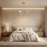LAMPA SUFITOWA WISZĄCA SWE063-CP ZŁOTA