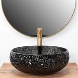 REA ICE BLACK lauapealne kraanikauss