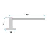 Portarrollos de papel higiénico 5609 Leo Brush Gold