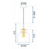 Hängelampe APP1182-1CP A