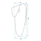 Wandlampe AAPP1428-W WHITE