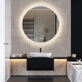 Veidrodis LED 80cm 108