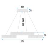 Lampe LED APP1556-CP CHROME