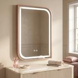 Mirror LED ZONE 80x60 BRUSH  ROSE GOLD