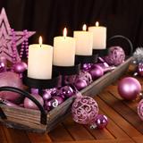 BOMBKI CHOINKOWE PINK 100SZT KL-21X03